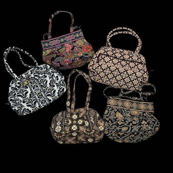 Vera Bradley lot of five multicolor bags - Picture 1 of 9